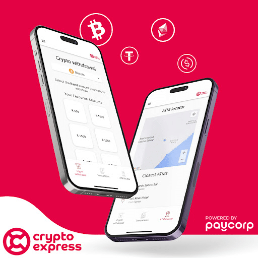 cryptoexpress app - powered by paycorp